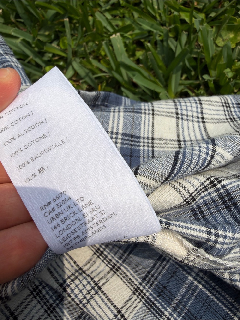 Anthropologie Plaid Cottagecore Tie Strap Midi Dress Size Small 100% Cotton - Picture 6 of 9